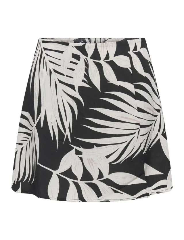 ONLY Onlnova Life Vis Chay skort nero fantasia taglia M