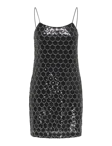 ONLY Onlbrielle Strap Sequins Abito Donna S paillettes