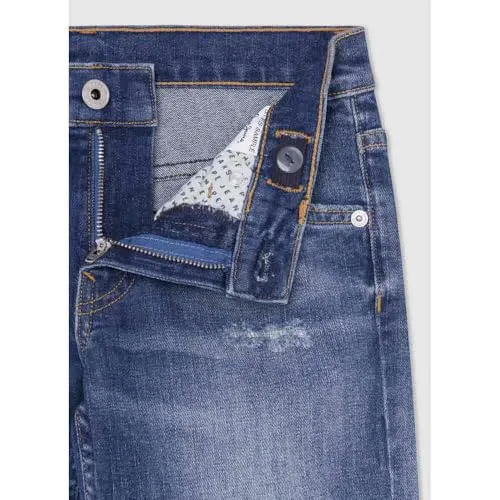 Pepe Jeans Cashed Repair Jr jeans bambino dritto