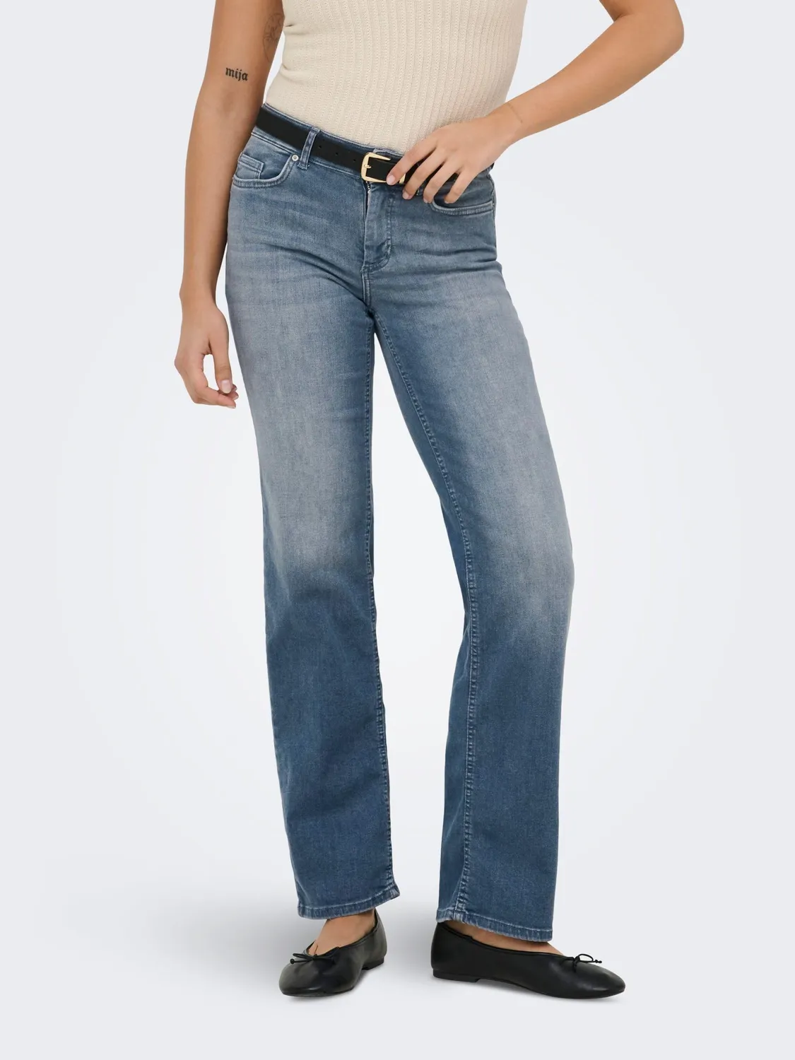 ONLY Onlblush Mid Straight jeans XS/32 dritti