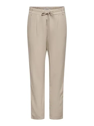ONLY ONLGOA-POPTRASH Pantaloni Lino Comfort Coulisse