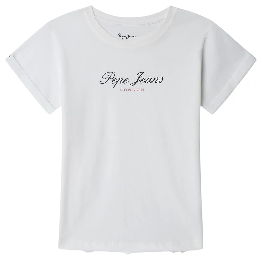 Pepe Jeans Genesis t-shirt bambina gialla cotone