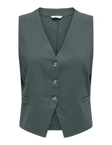 ONLY Onltizana top donna scollo V taglia S cotone