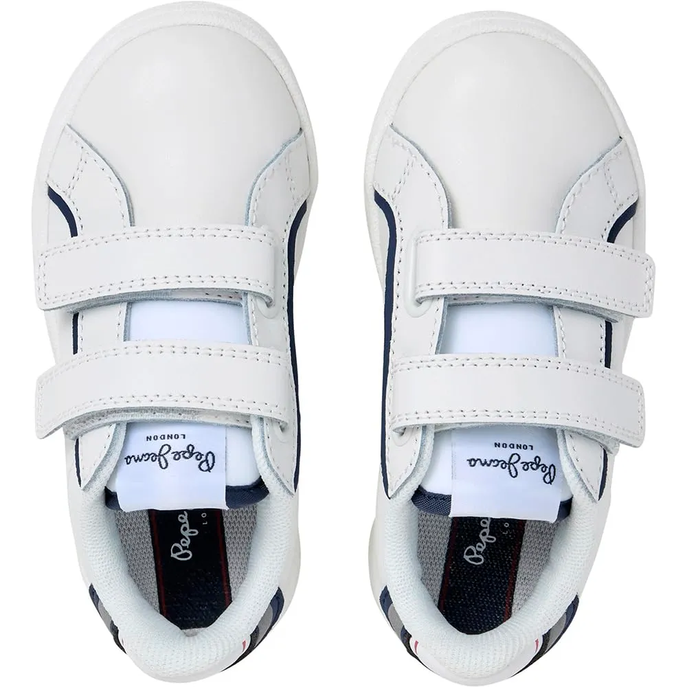 Pepe Jeans Player Young BK sneaker bimbo 25 EU pelle