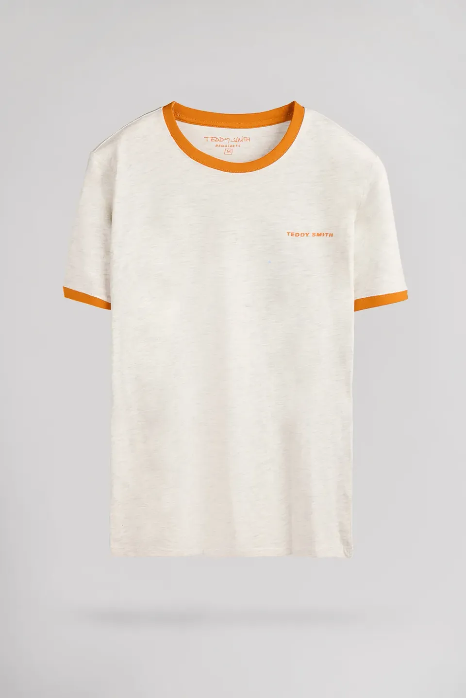 Teddy Smith The Tee 2 R MC t-shirt uomo bianco avorio cotone