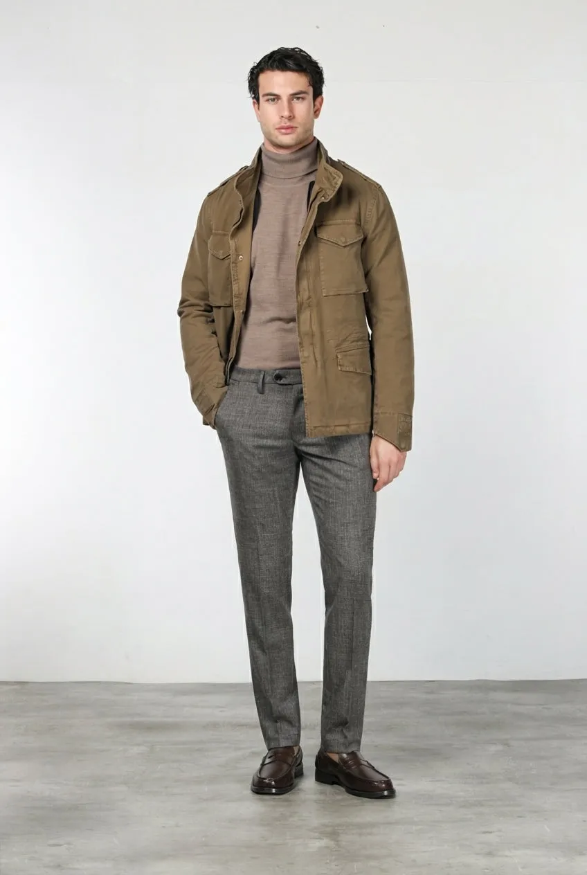 Mason's Torino City chino slim marrone galles sfumato