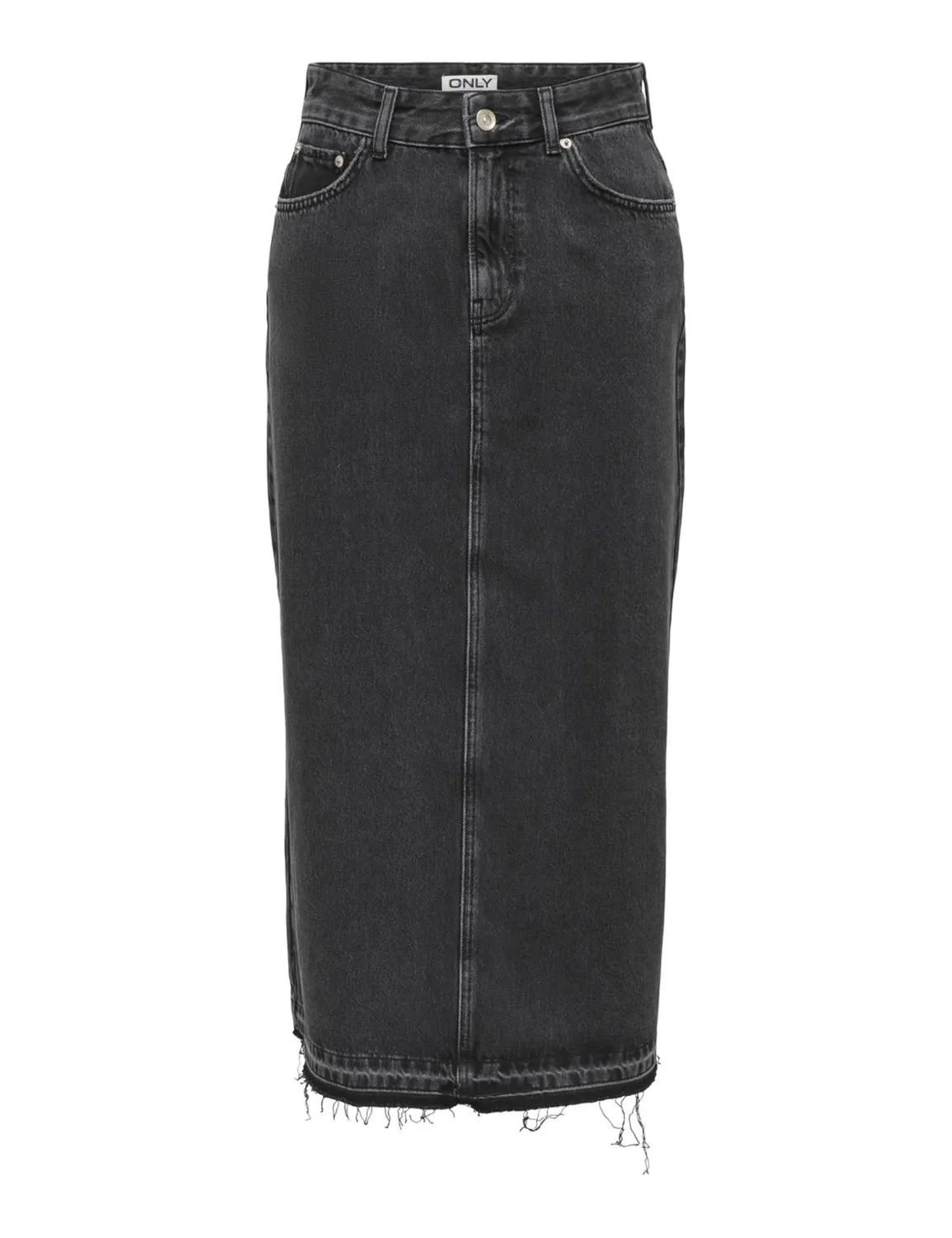 ONLY Onlnelia gonna jeans S nero delavé lunga