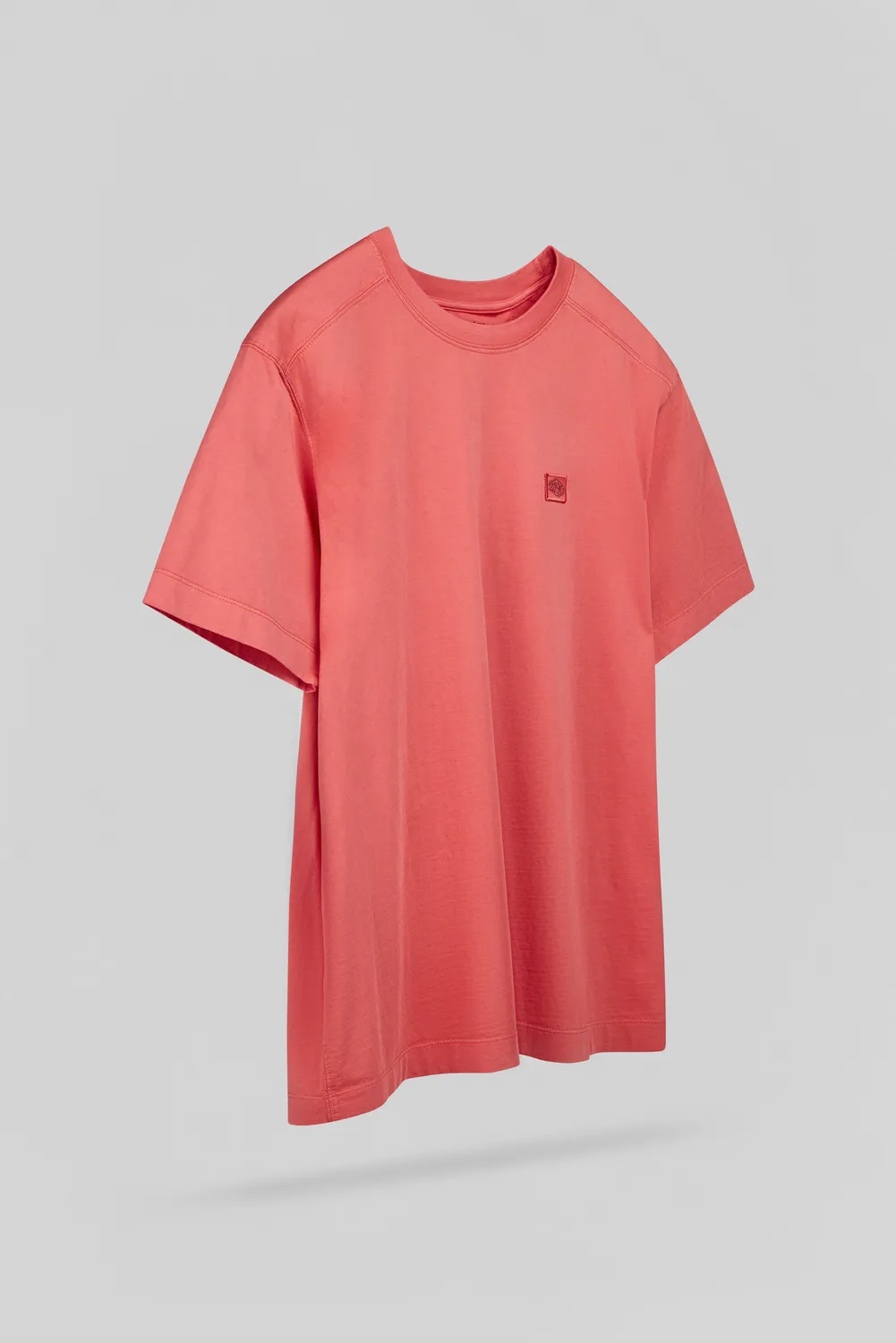 Teddy Smith Nateo t-shirt uomo rossa cotone pesante