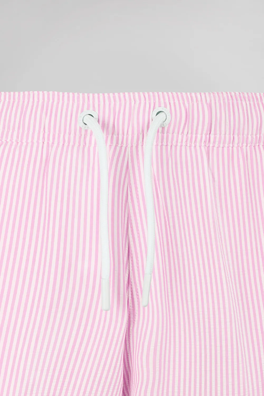 Teddy Smith S-Pablo Costume Mare Uomo Pink Seersucker