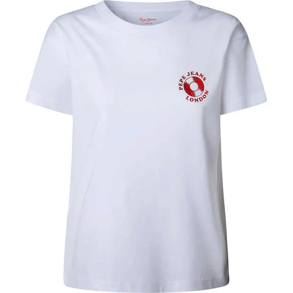 Pepe Jeans Berila t-shirt donna maniche corte blu