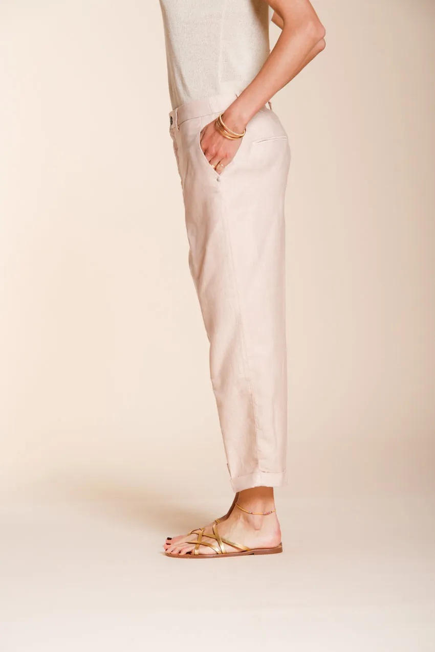Mason's Linda Summer chino donna rosa relaxed lyocell