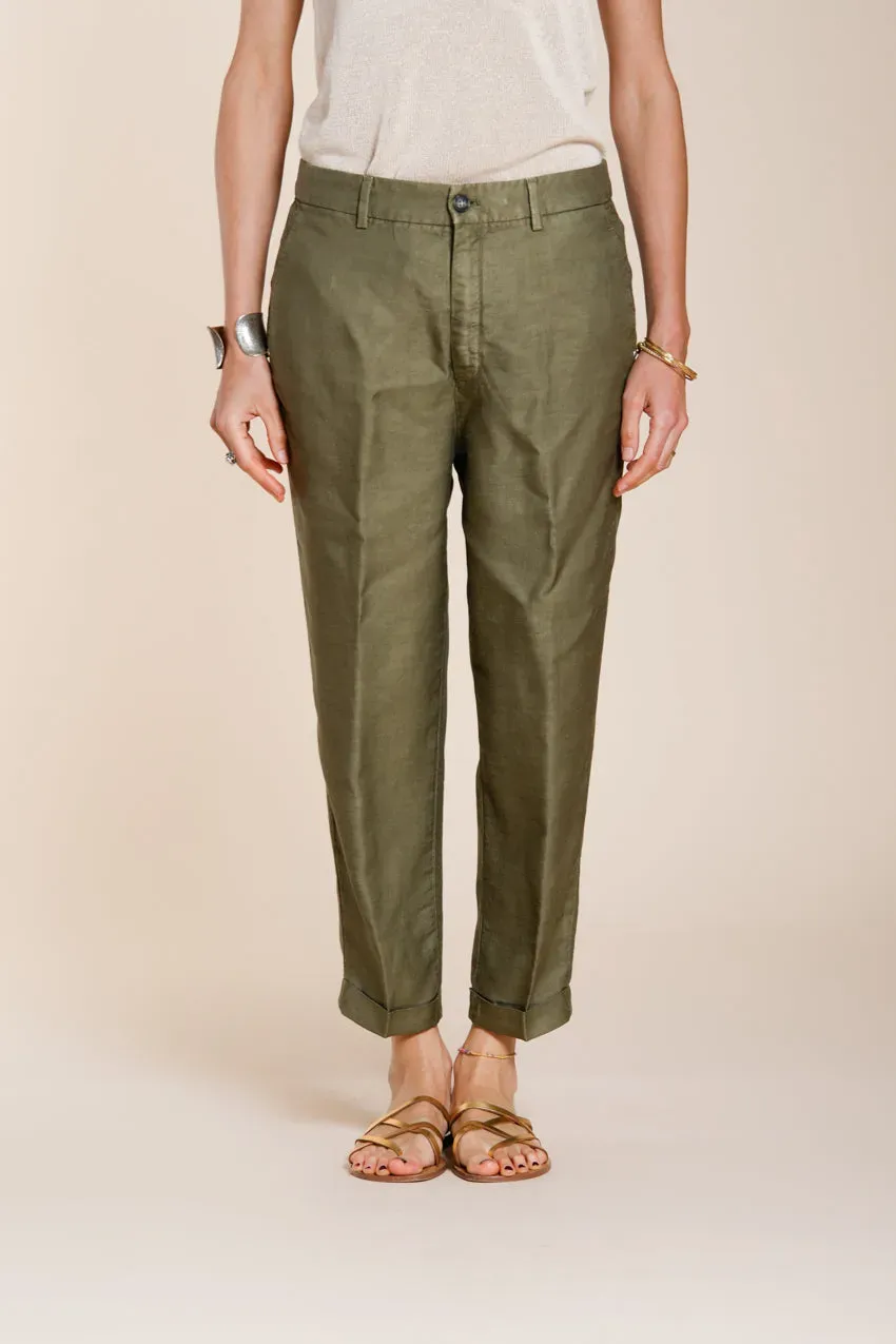 Mason's Linda Summer chino donna salvia relaxed lino