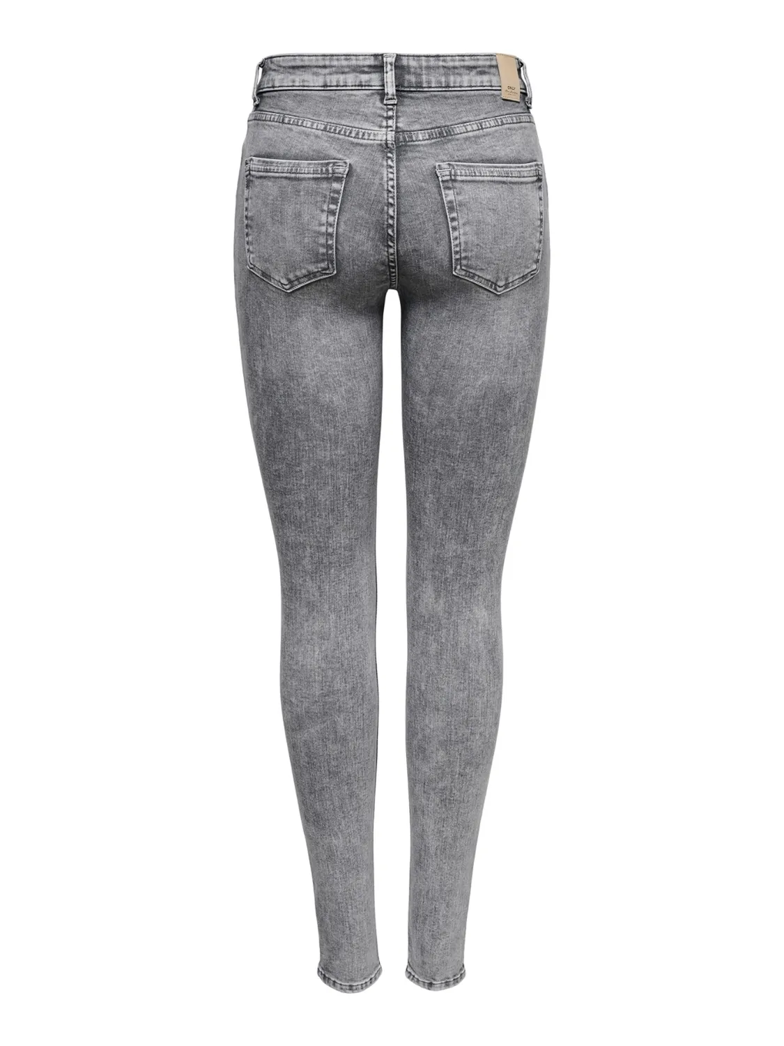 Only Onlblush Mid SK Tai jeans donna grigio chiaro skinny