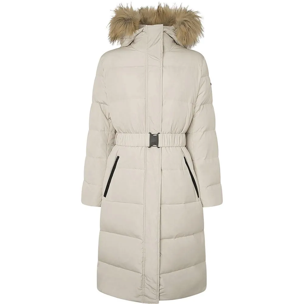 Pepe Jeans Bella Piumino donna lungo cappuccio piuma