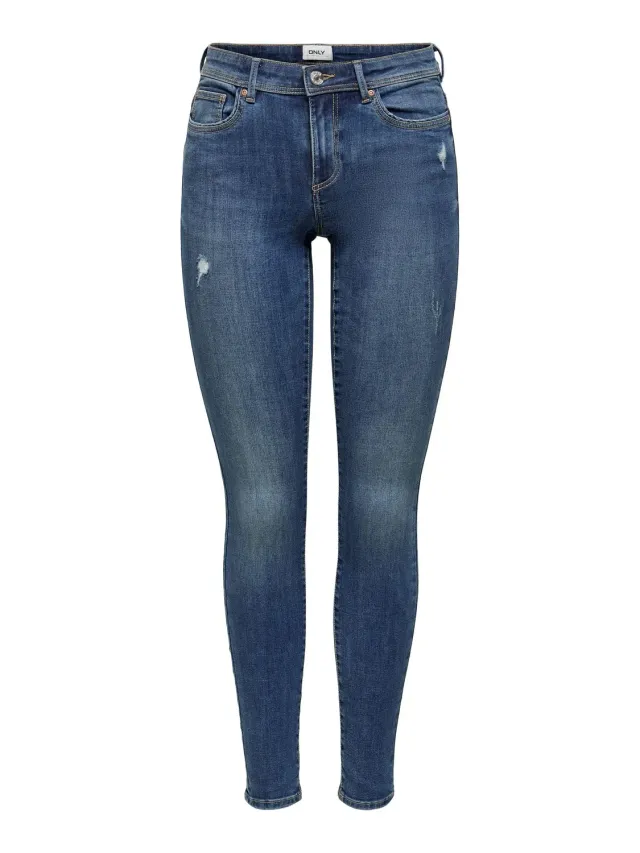 ONLY ONLWAUW jeans stretch donna vita media