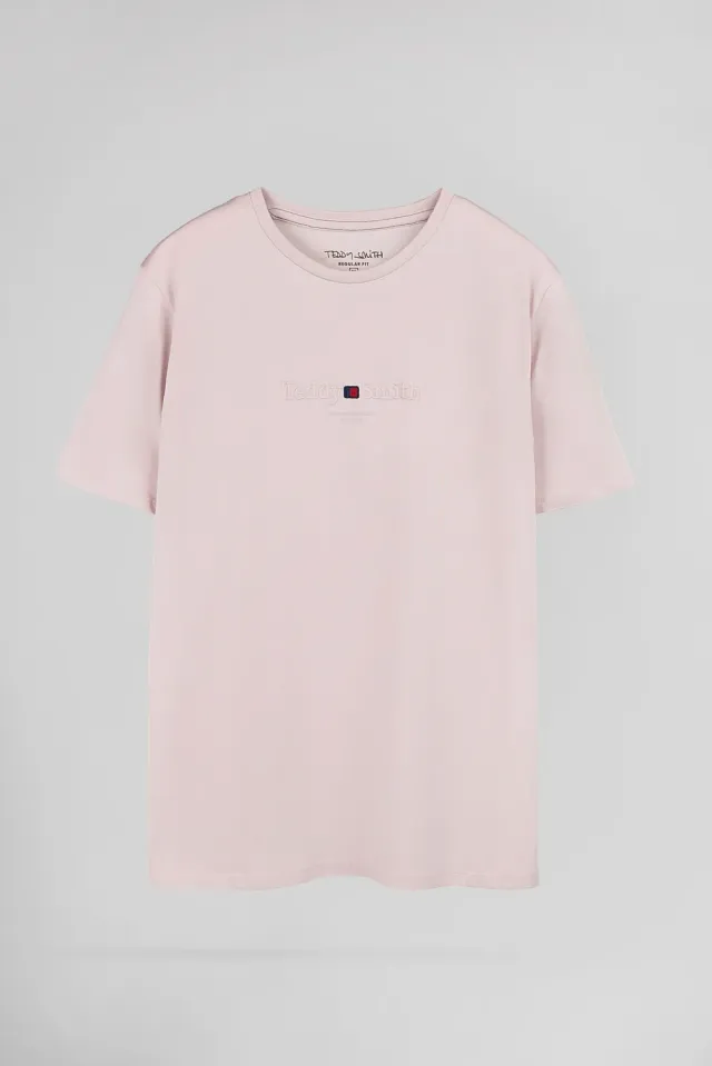 Teddy Smith T-Jim t-shirt uomo rosa quartz