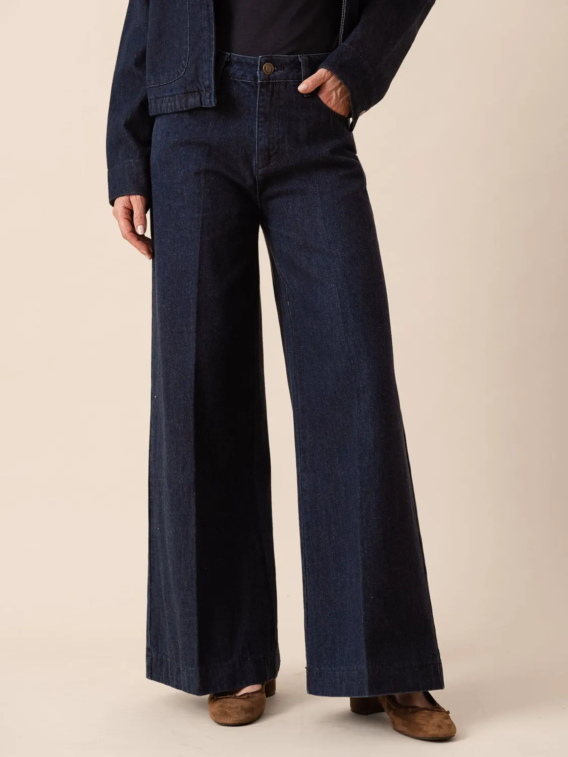 Oraije Pepino jeans palazzo brut vita alta