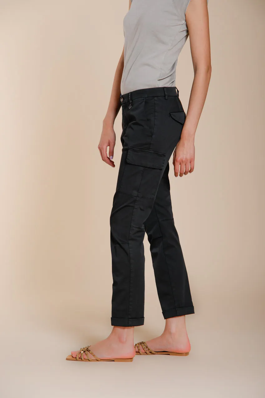 Mason's Chile City cargo donna nero slim gabardina