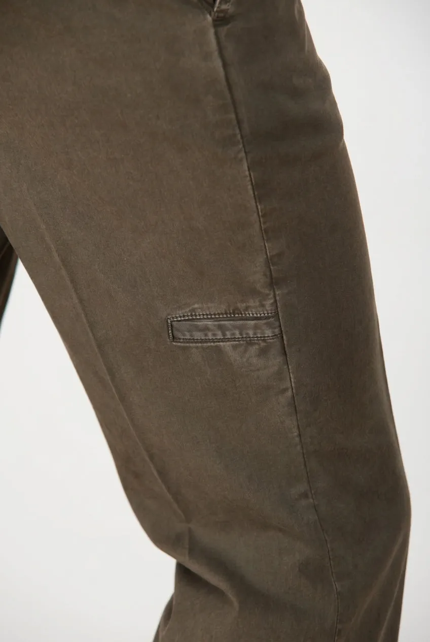 Mason's Madison M74 pantalone chino verde twill
