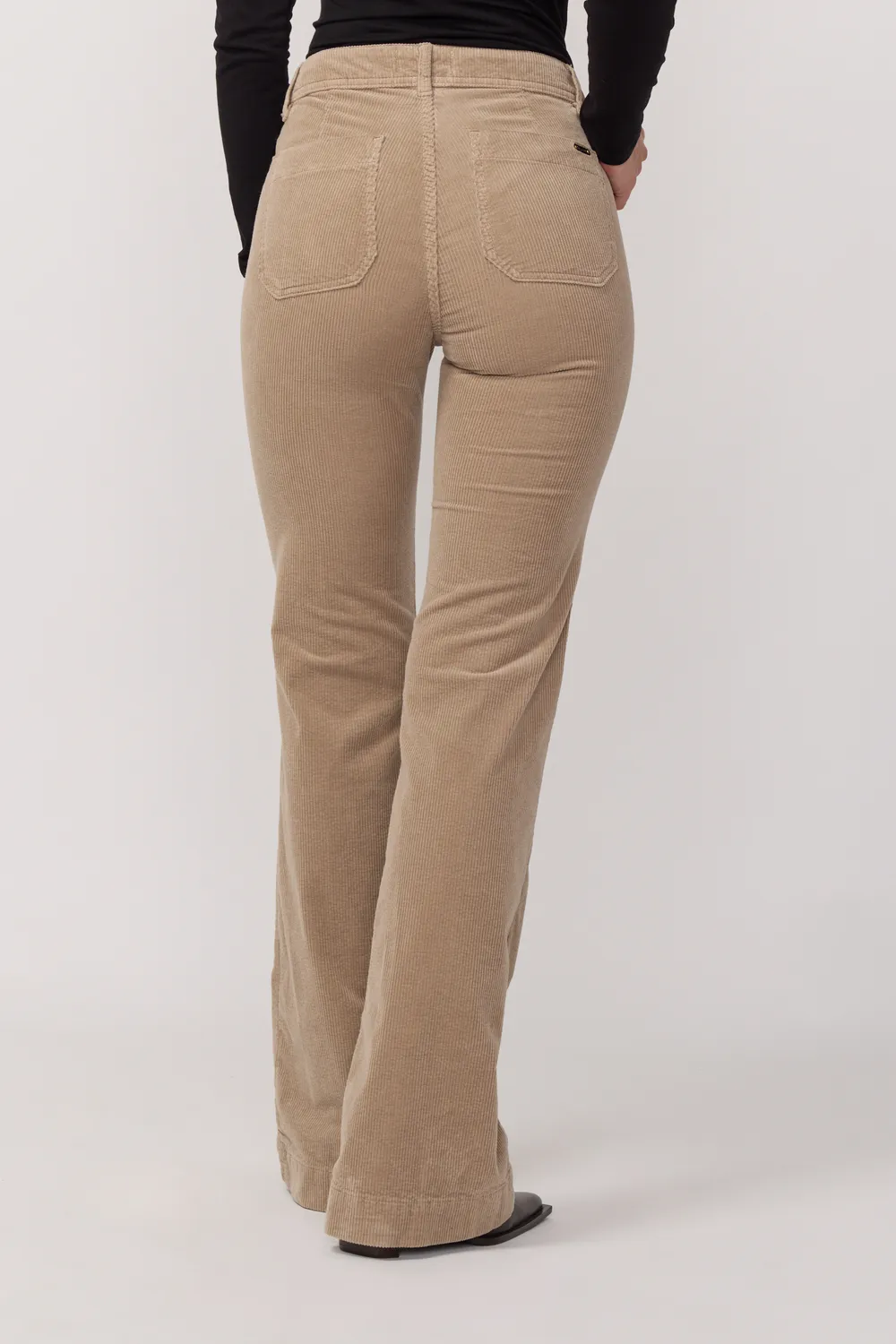 acquaverde Charlotte pantalone velluto argile bootcut