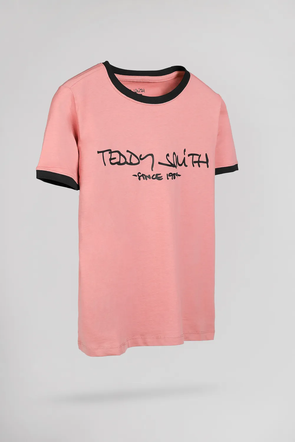 Teddy Smith Ticlass t-shirt rosa roseria uomo