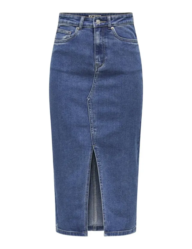 Only OnlSiri gonna denim donna Medium Blue Denim M midi