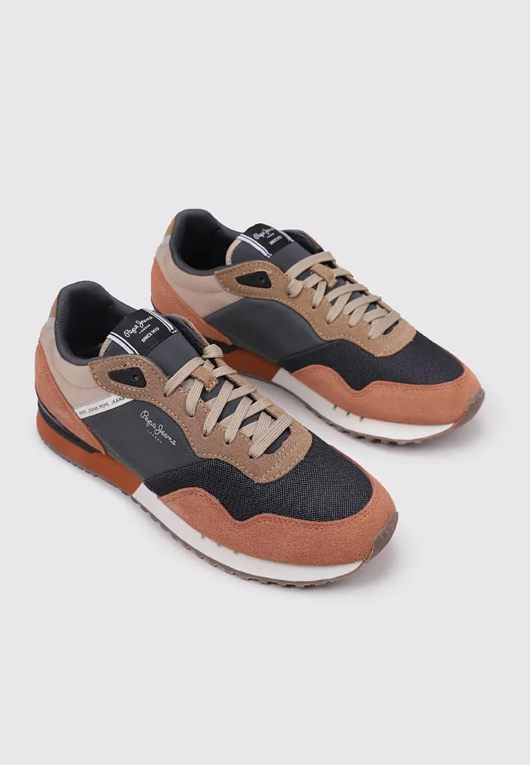 Pepe Jeans London Grade sneakers uomo pelle marrone