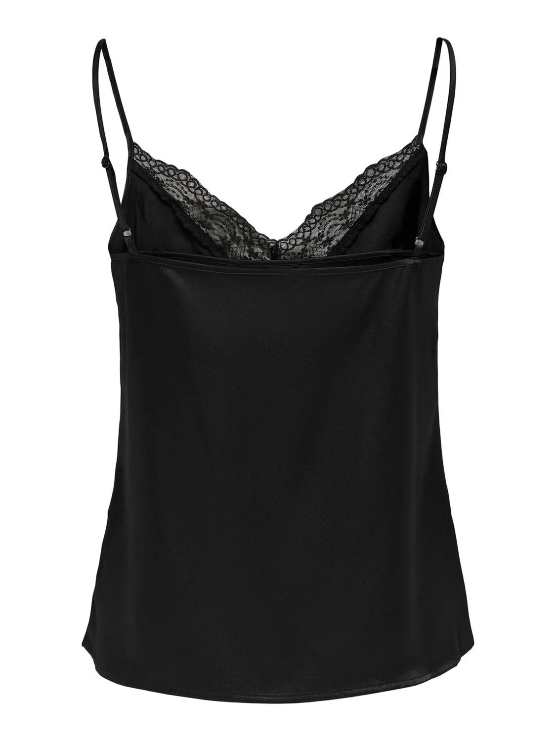 ONLY Onlvictoria SL Lace Mix canotta donna nero pizzo