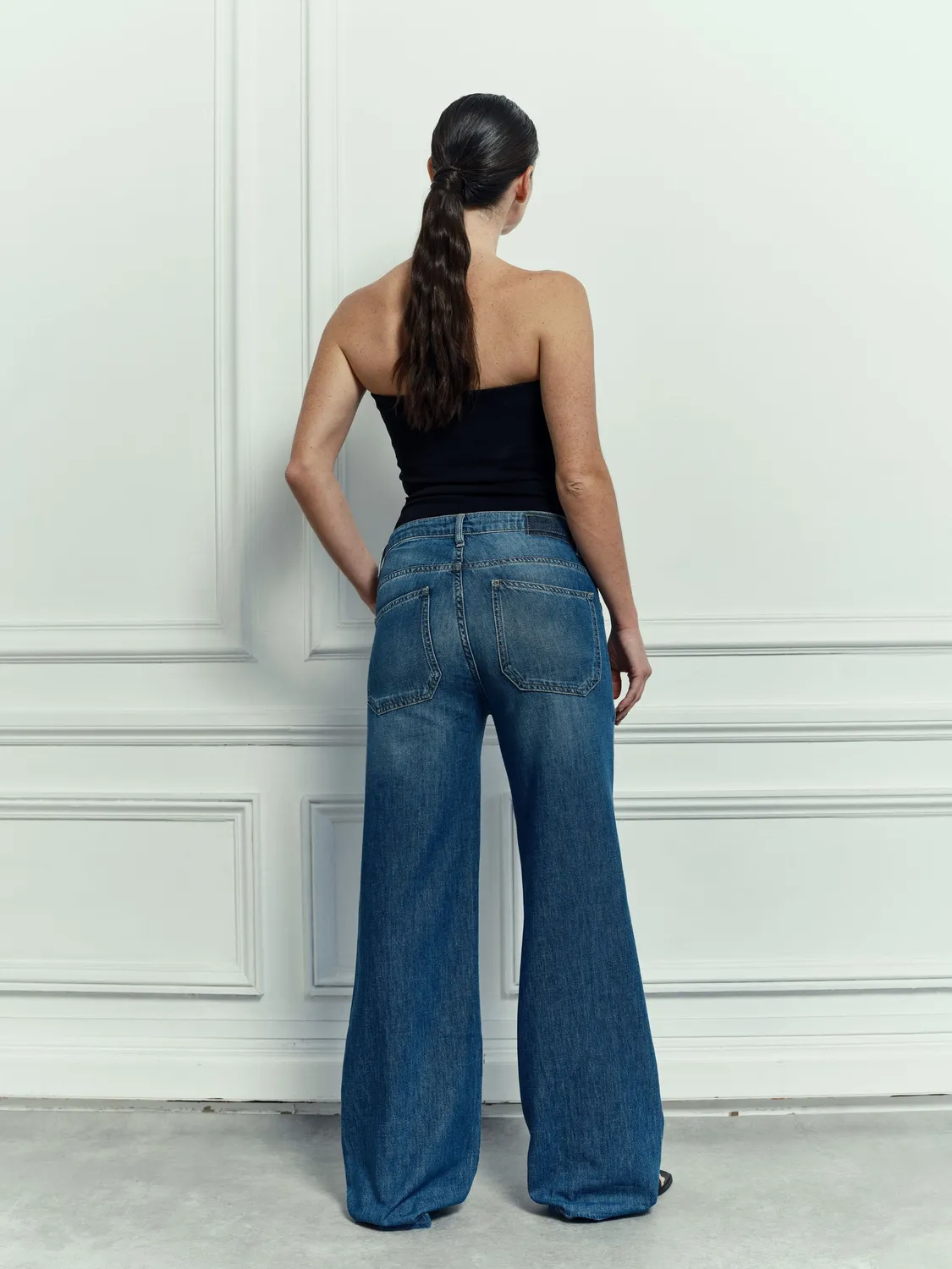 acquaverde Gatsby jeans Worn svasato