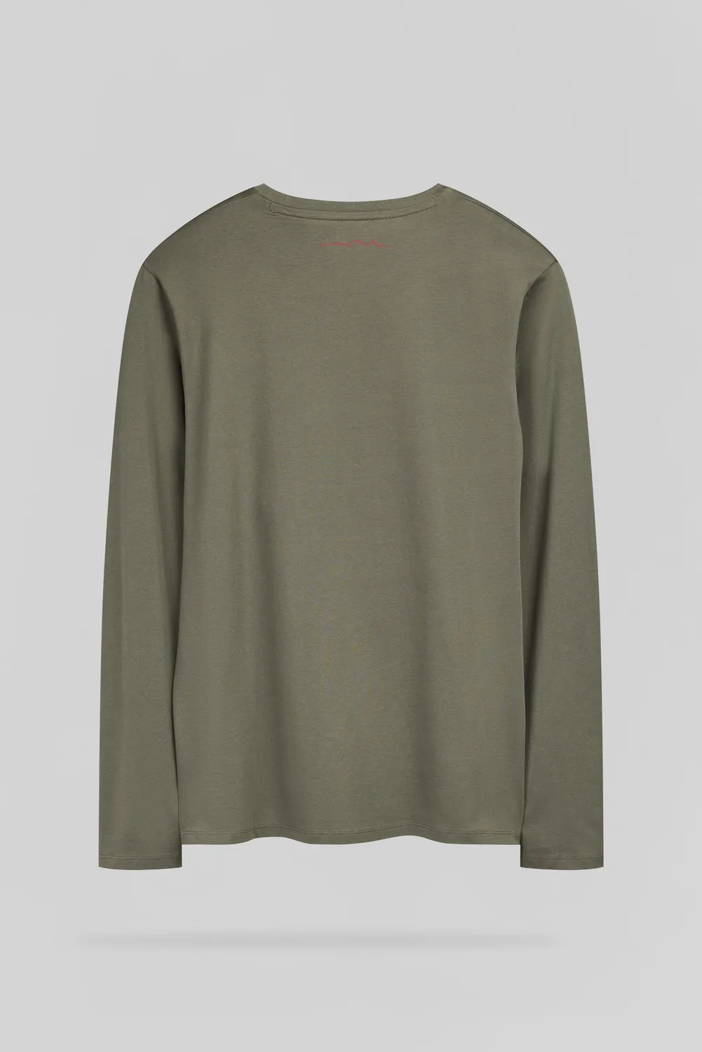 Teddy Smith T-Jim ML T-Shirt Uomo Kaki Dusty