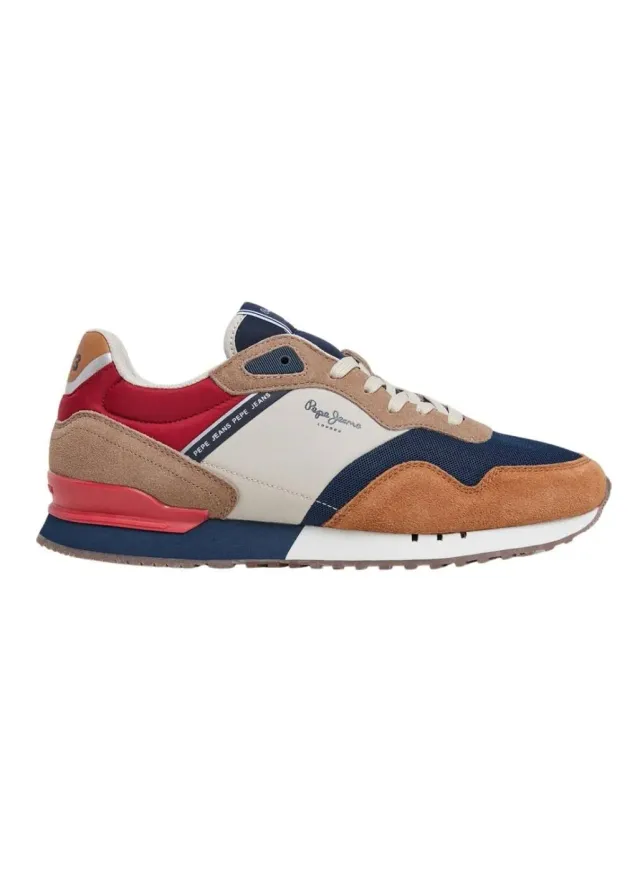 Pepe Jeans London Grade M Sneaker Uomo Marrone Pelle