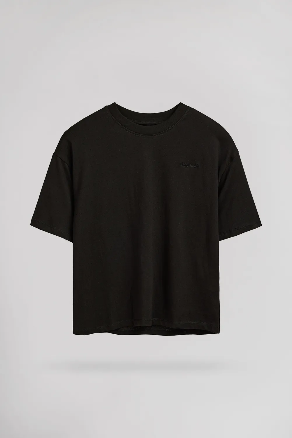 Teddy Smith T-Carla MC t-shirt corta nera donna