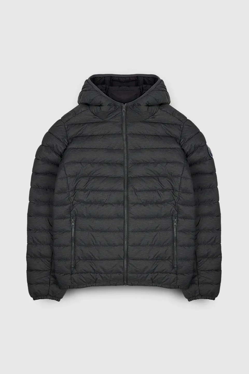 Teddy Smith Blighter piumino leggero nero con cappuccio