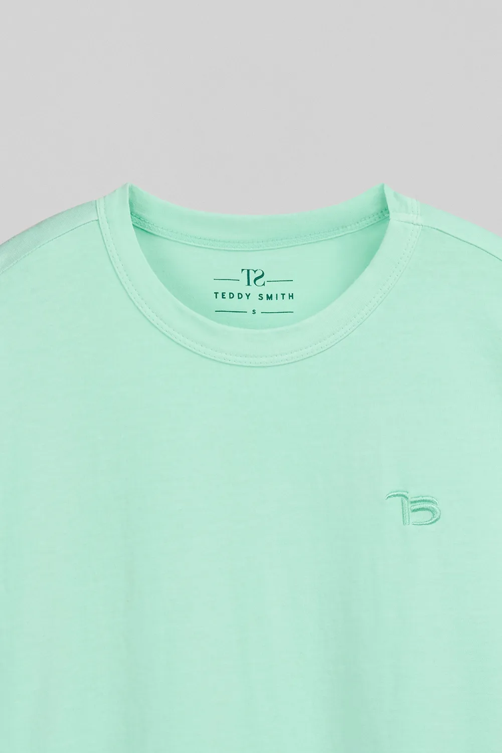 Teddy Smith T-Lava t-shirt oversize verde menta cotone