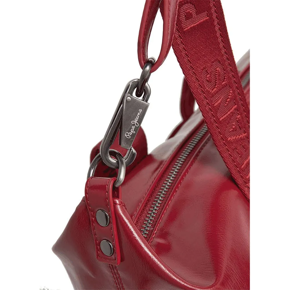 Pepe Jeans Chelsea Glossy borsa donna bowling nera