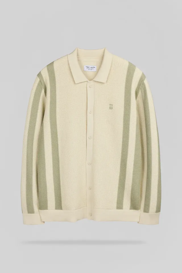 Teddy Smith G-Ilario Gilet Uomo Cream Cotone Polo