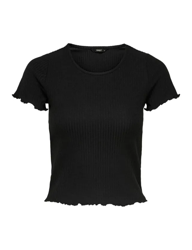 ONLY ONLEMMA maglia cropped coste taglia S
