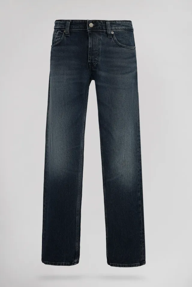 Teddy Smith Reg L34 Jeans Uomo dritti blue black