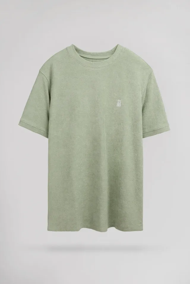 Teddy Smith T-Bobbles MC t-shirt verde spugna uomo