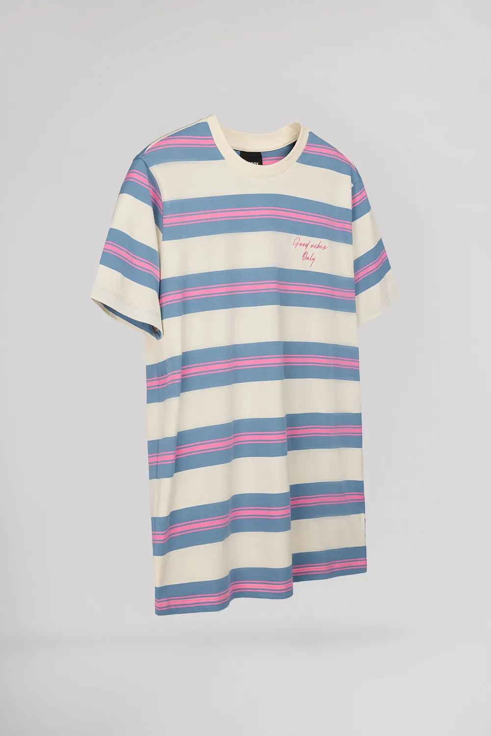 Teddy Smith T-Artus MC T-Shirt Loose Uomo Cream