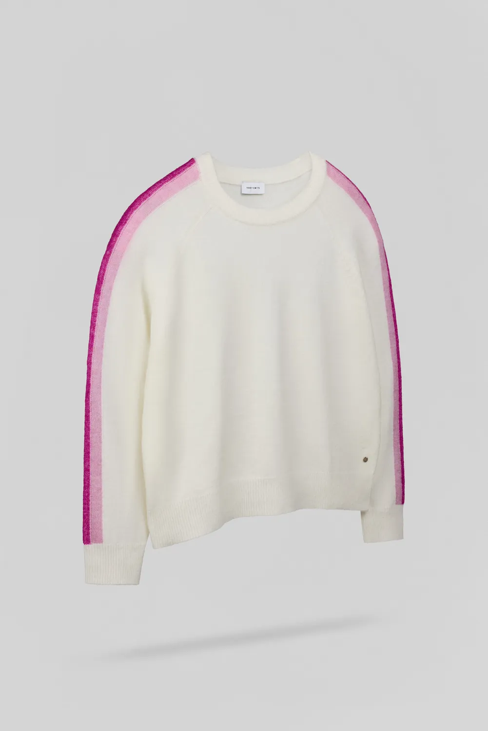 Teddy Smith P-Nana Middle White pull bianco donna