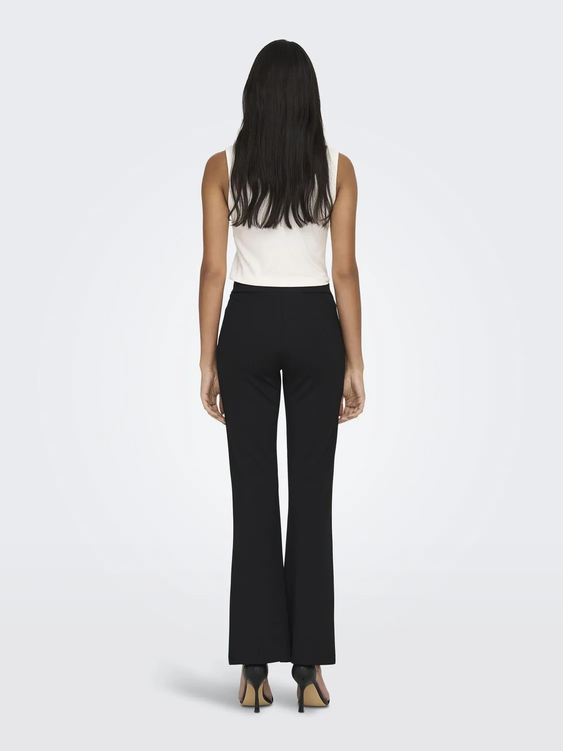 Only Jdypretty Flare Slit pantaloni donna jersey