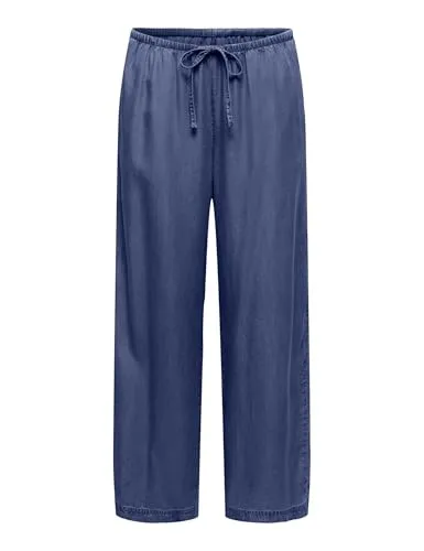 ONLY Onlcharis Pull Up Tie Pantaloni Donna coulisse