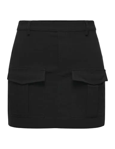 Only Onlfiona Gonna Donna Maglia Tasche Anteriori