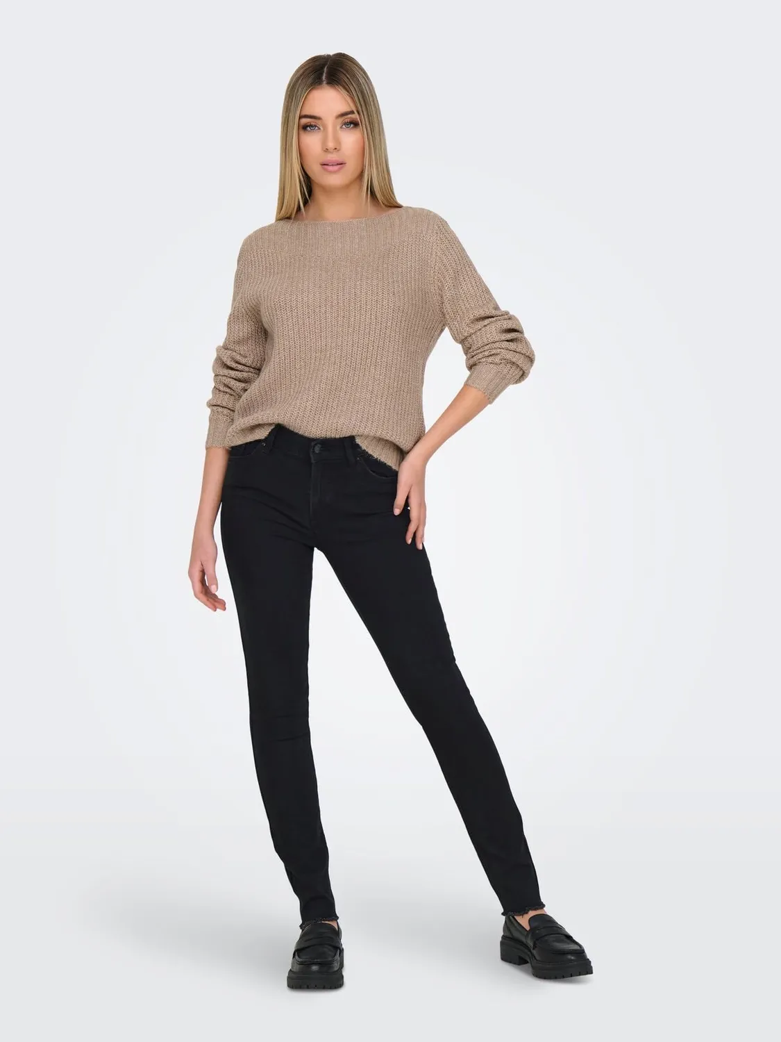 ONLY Onlhush Mid Skinny jeans donna S x 30L slim