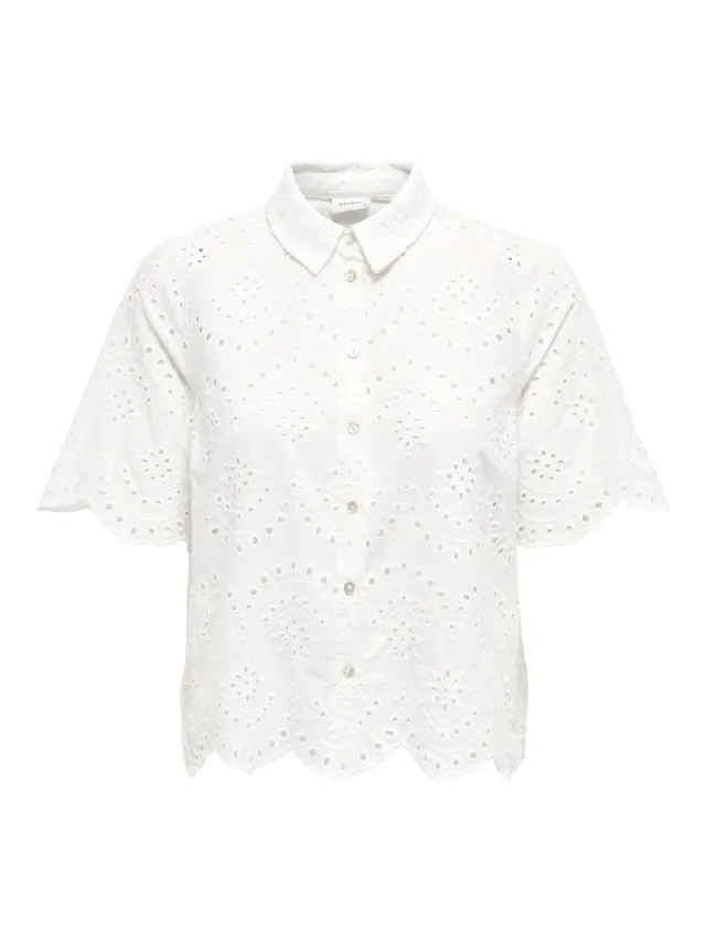 ONLY Onlvalais camicia donna M nera manica lunga