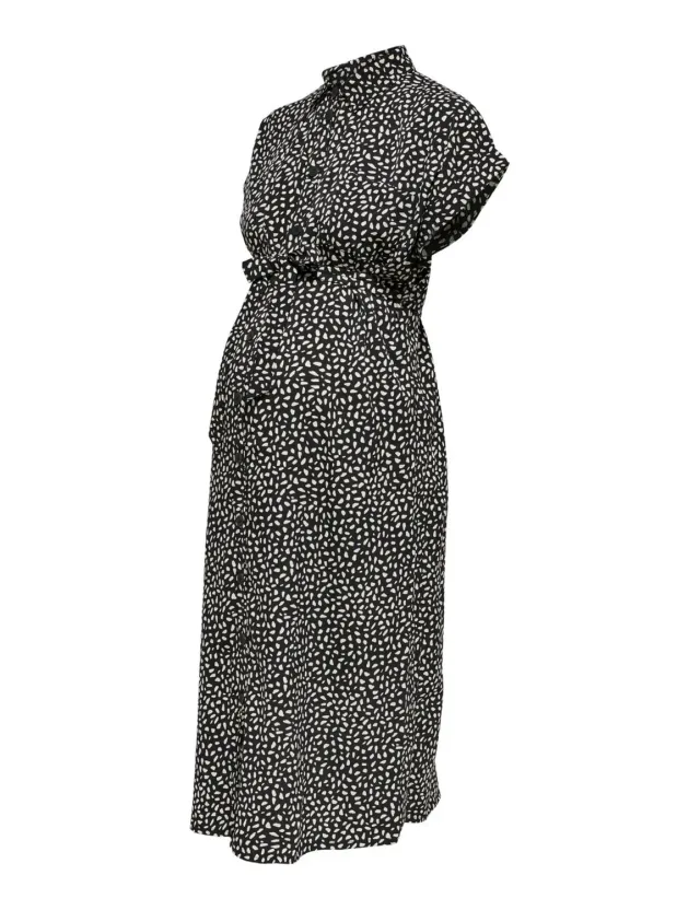 Only Hannover camicia vestito donna S nera bottoni