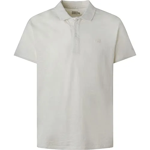 Pepe Jeans Fenton polo uomo manica corta ricamo bandiera