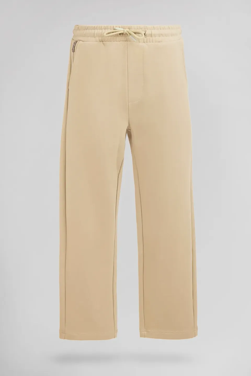 Teddy Smith P-Evy JR pantaloni tuta beige ragazzo cotone