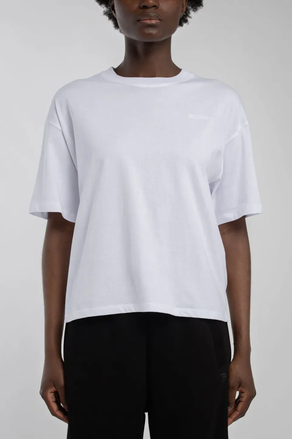 Teddy Smith T-Carla MC T-shirt Donna Bianca Corta
